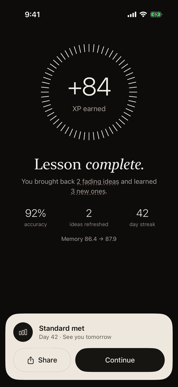 A completed MASTRD lesson