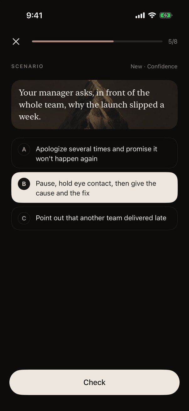 A MASTRD lesson exercise
